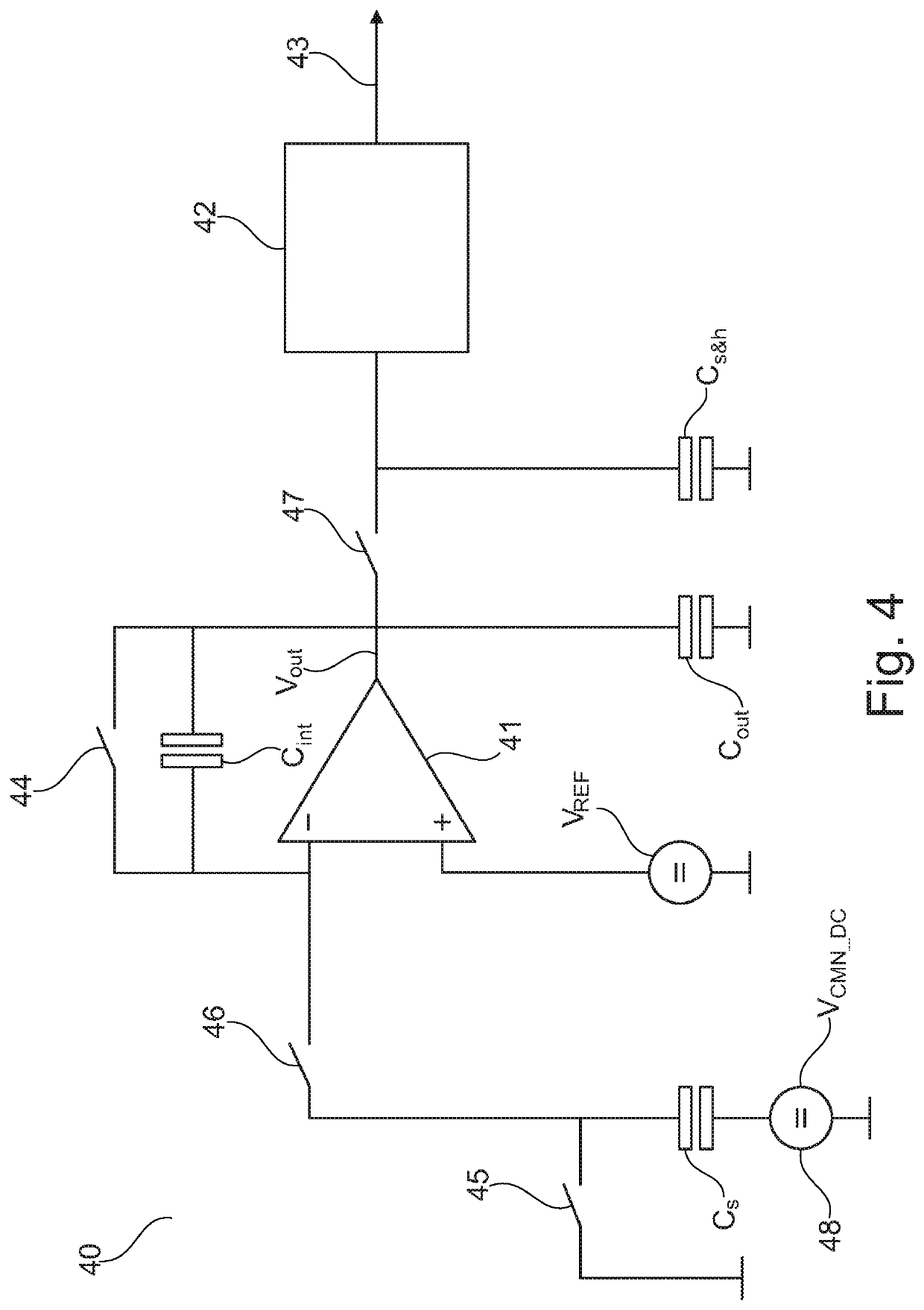 Apparatus and method for measuring a capacitance, and a fingerprint sensor utilizing the same