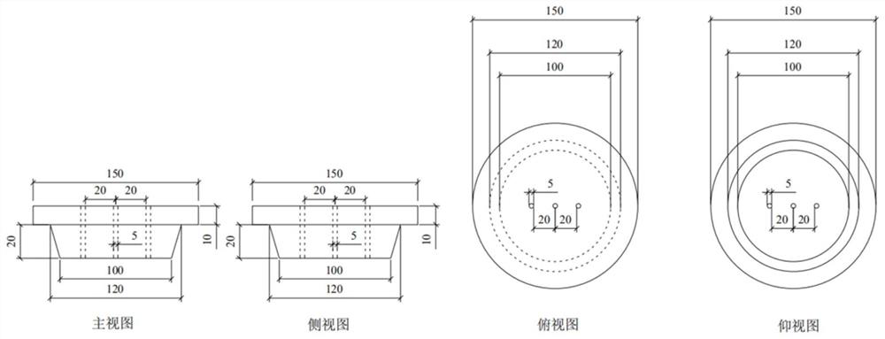 Calcareous sand hollow cylinder sample in-situ curing sample preparation instrument and method