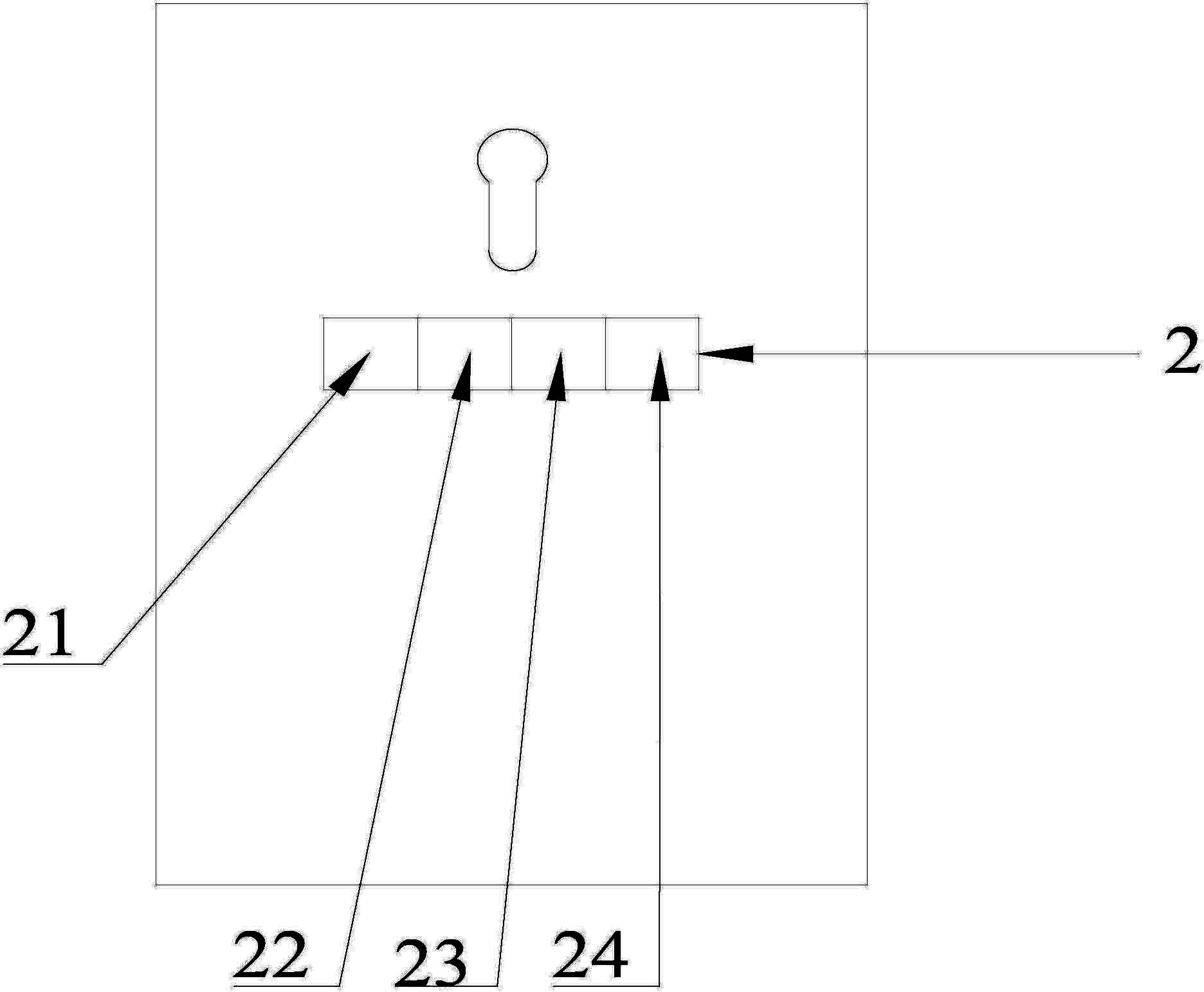 Electronic product protection device with temperature sensing function