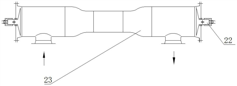 Cooling device and method for fin type industrial magnetostrictive type ultrasonic transducer