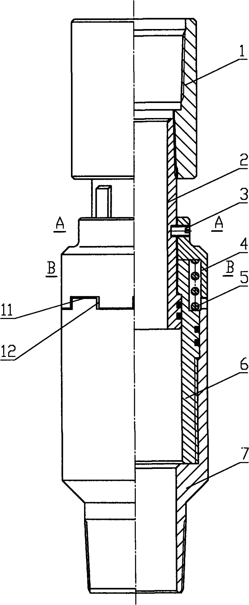 Anti-tripping reverse buckling device