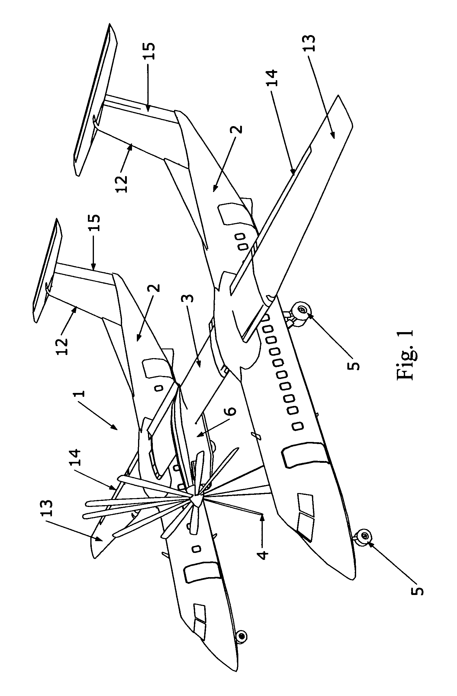 VTOL twin fuselage amphibious aircraft with tilt-center wing, engine and rotor