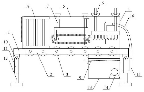 Old template cleaning machine