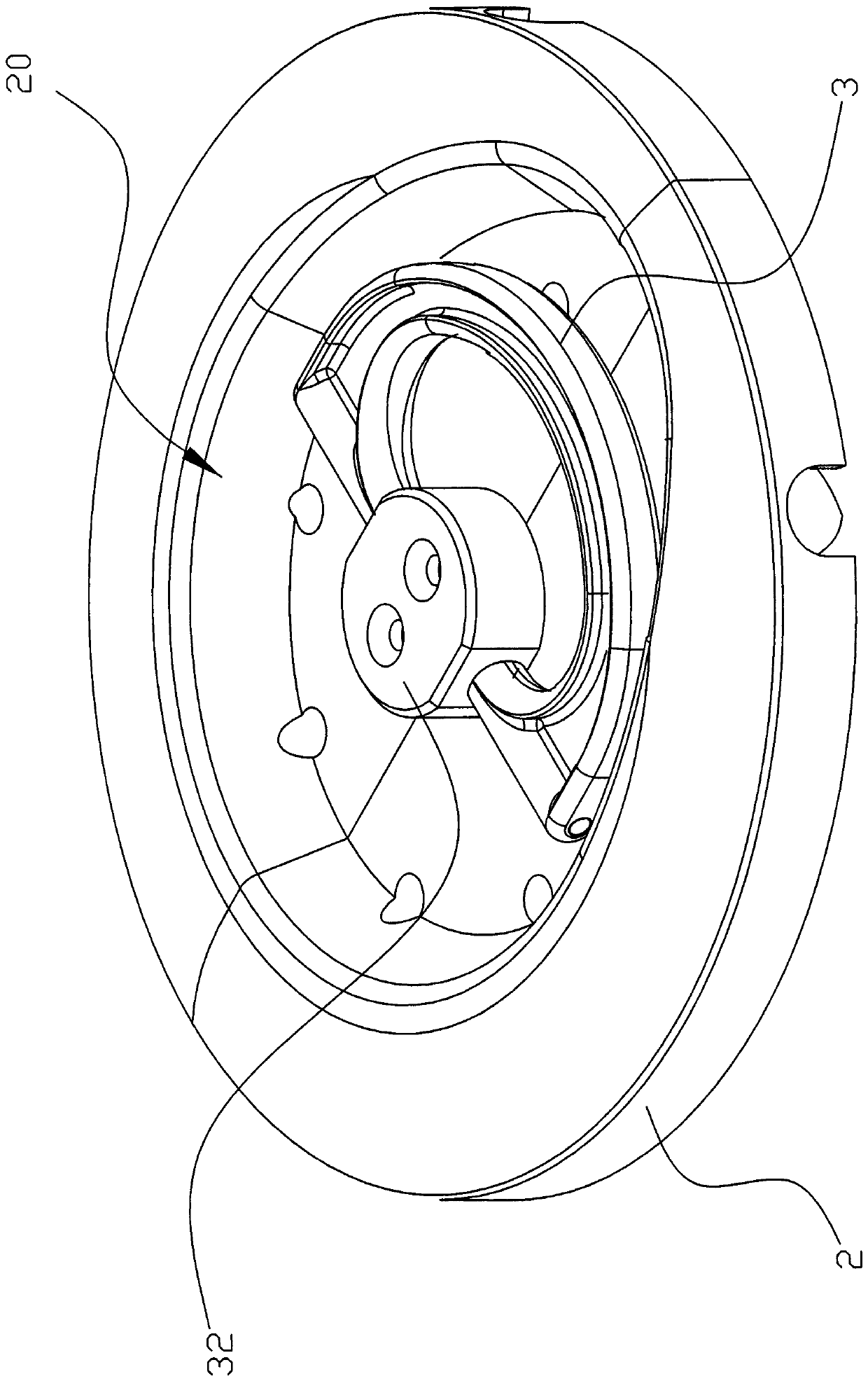 A locking and unlocking device for a central controller of a folding bed