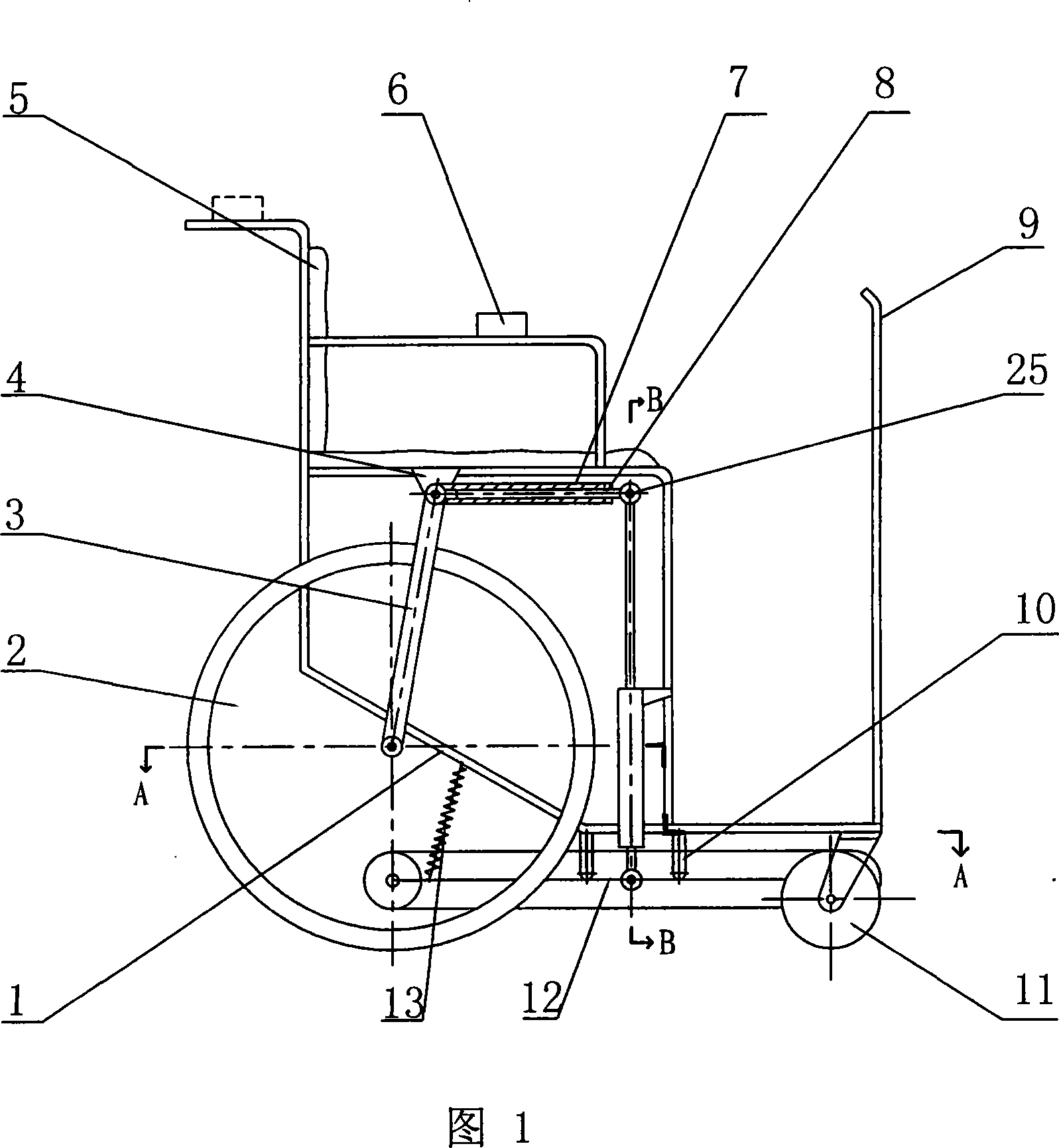 Electrically driven stairs climbing hard cart and its deformation wheel