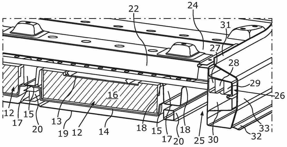 Stored energy source for a motor vehicle