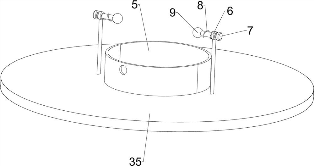 Flocculating agent feeding device of sewage treatment tank for sewage treatment