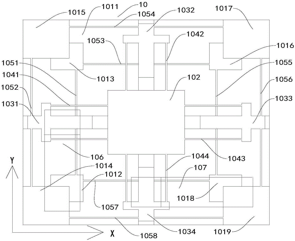 Two-dimensional nanometer servo platform