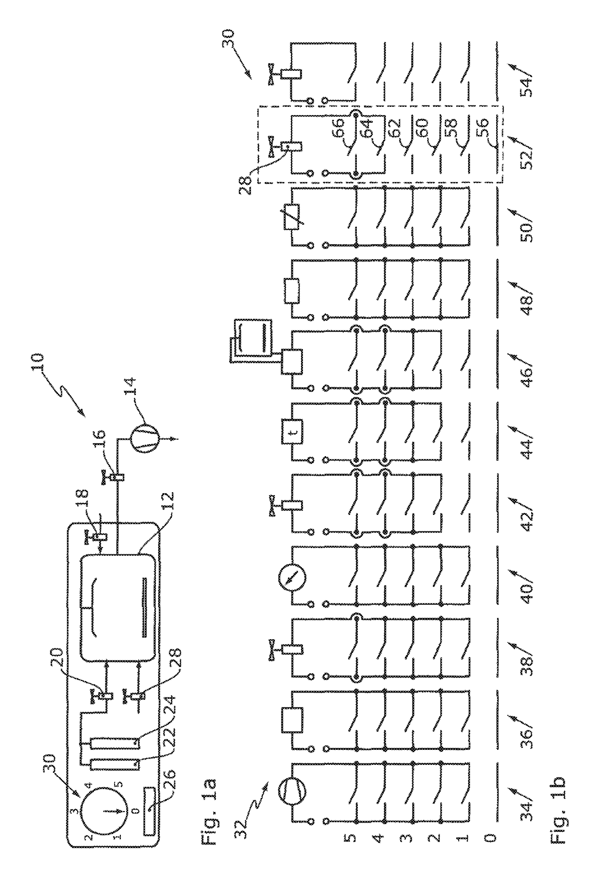 Low-pressure plasma system with sequential control process