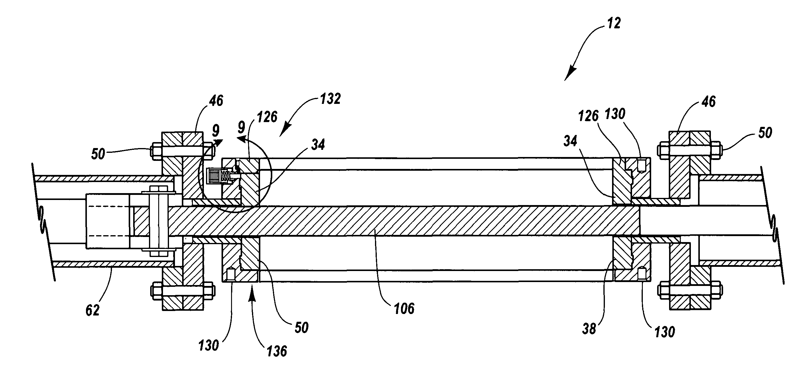 Coke drum bottom de-heading system