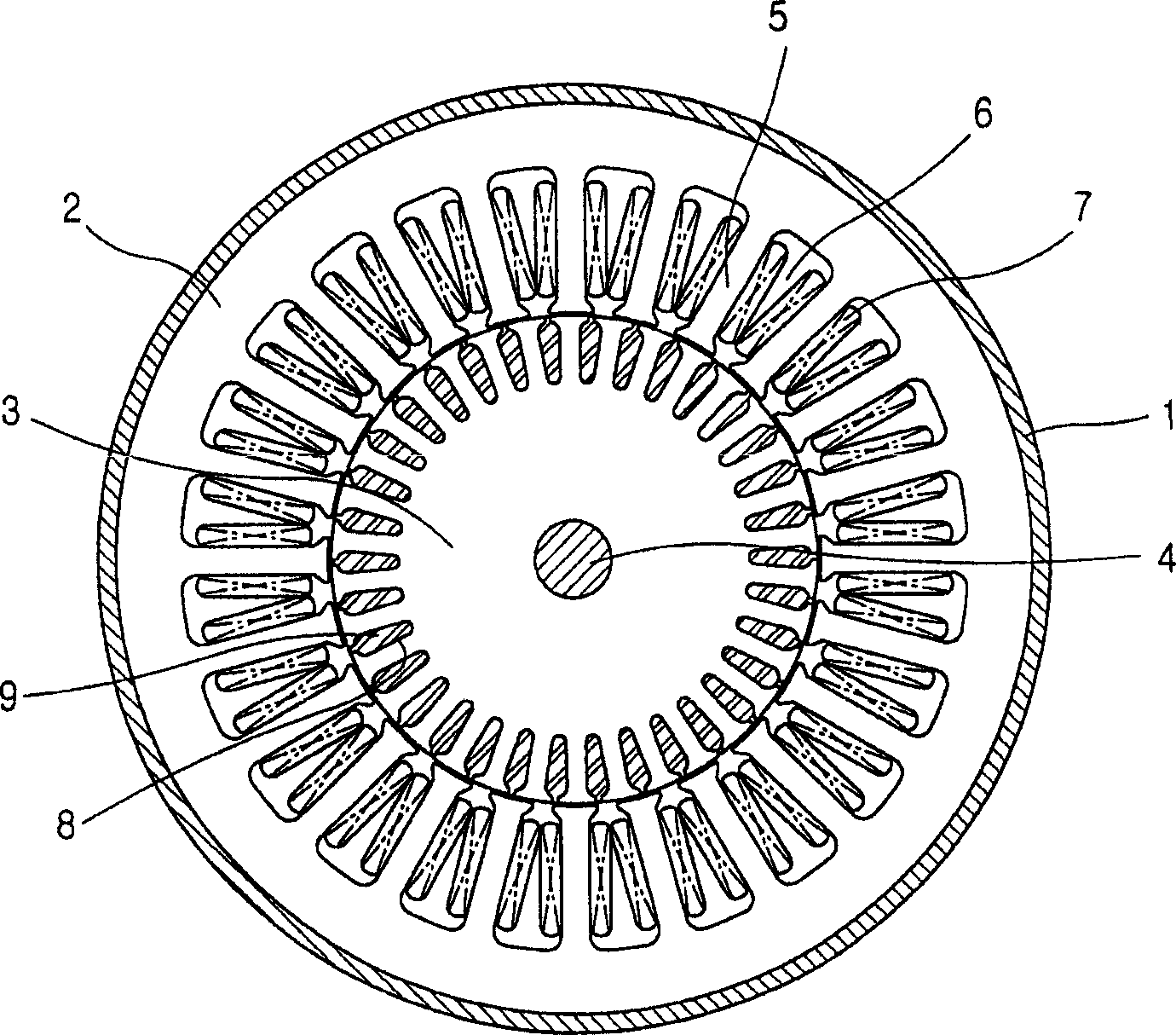 Single-phase induction motor