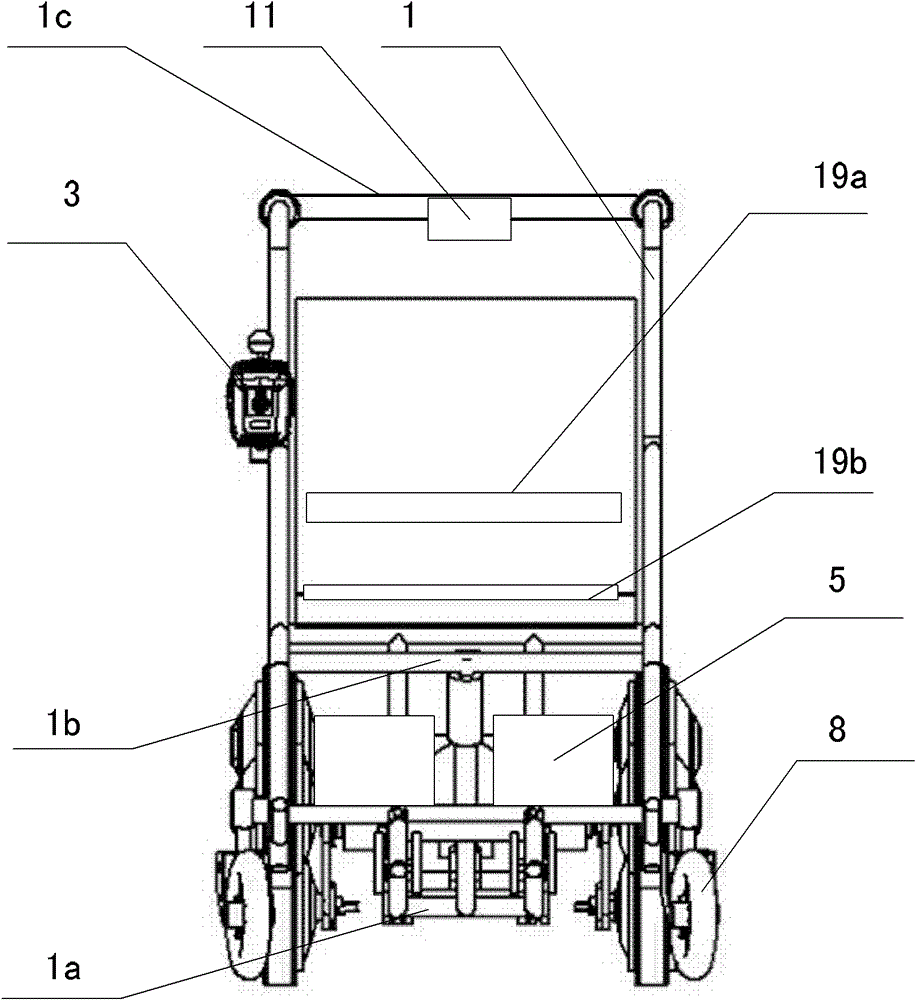 Planet wheel type stair-climbing electric wheelchair