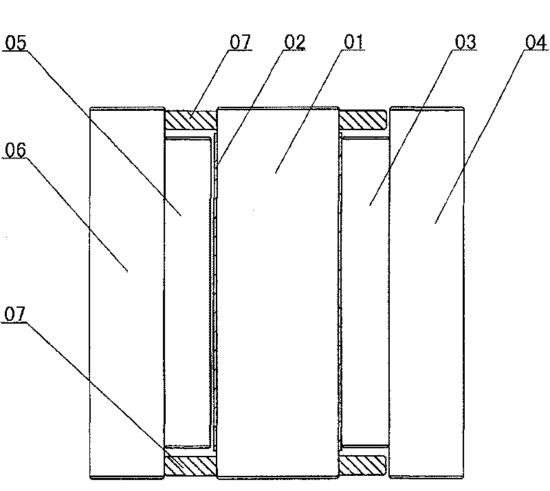 Laser holograph mould pressing method