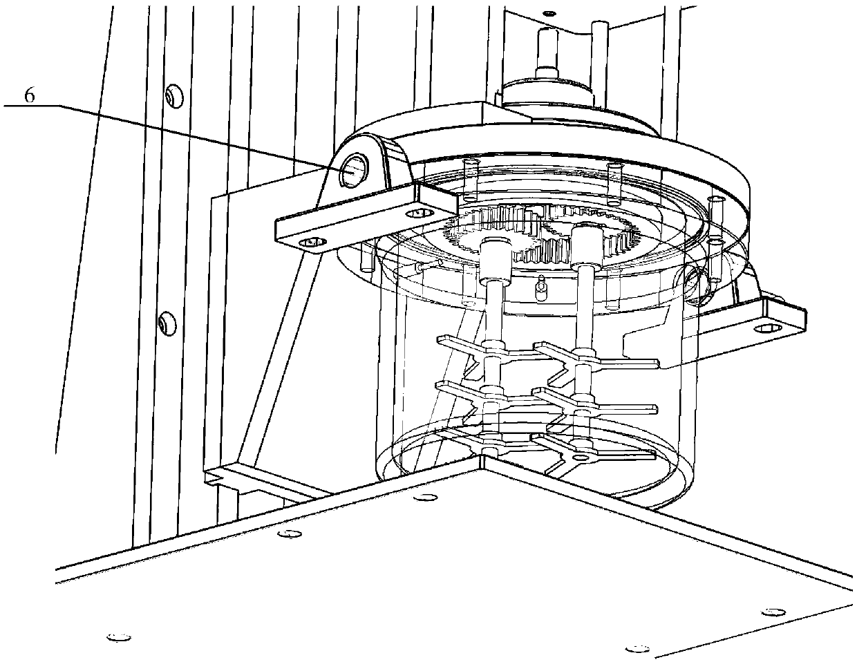 Device for preparing lamination propping agent and preparation method thereof