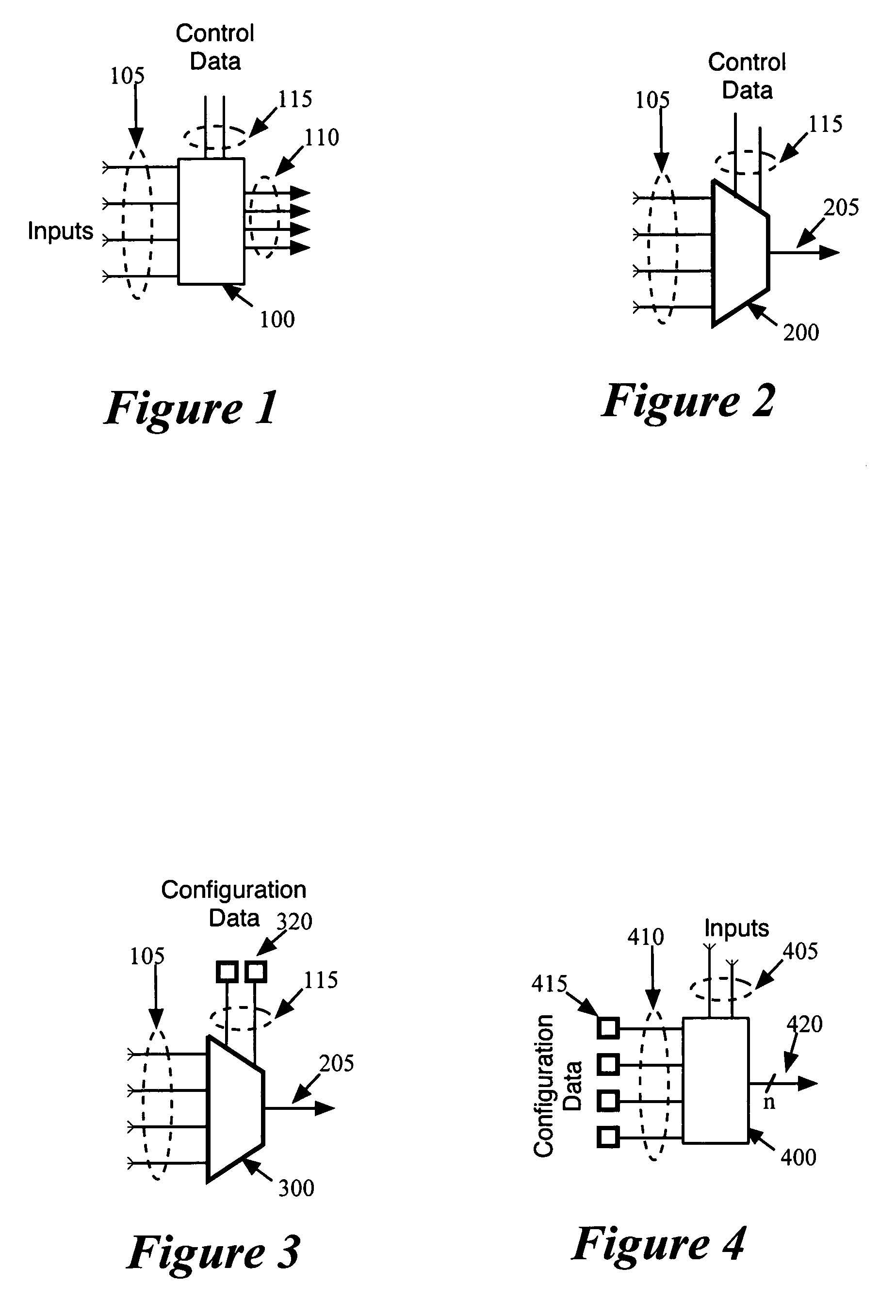 Hybrid configurable circuit for a configurable IC