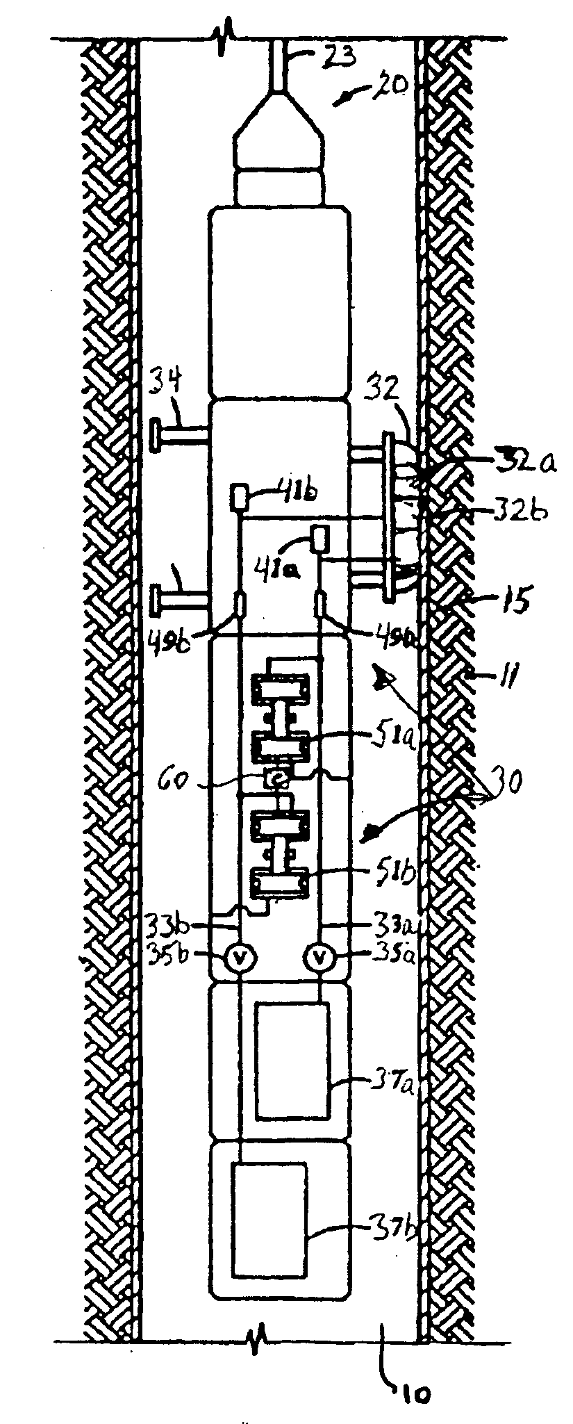 Single probe downhole sampling apparatus and method