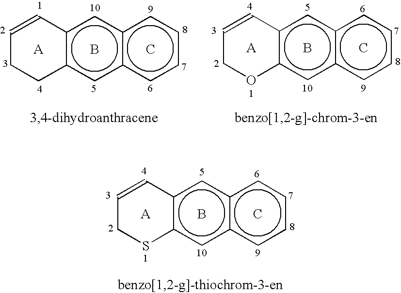 Aryl substituted 3,4-dihydroanthracene derivatives having retinoid antagonist or retinoid inverse agonist type biological activity