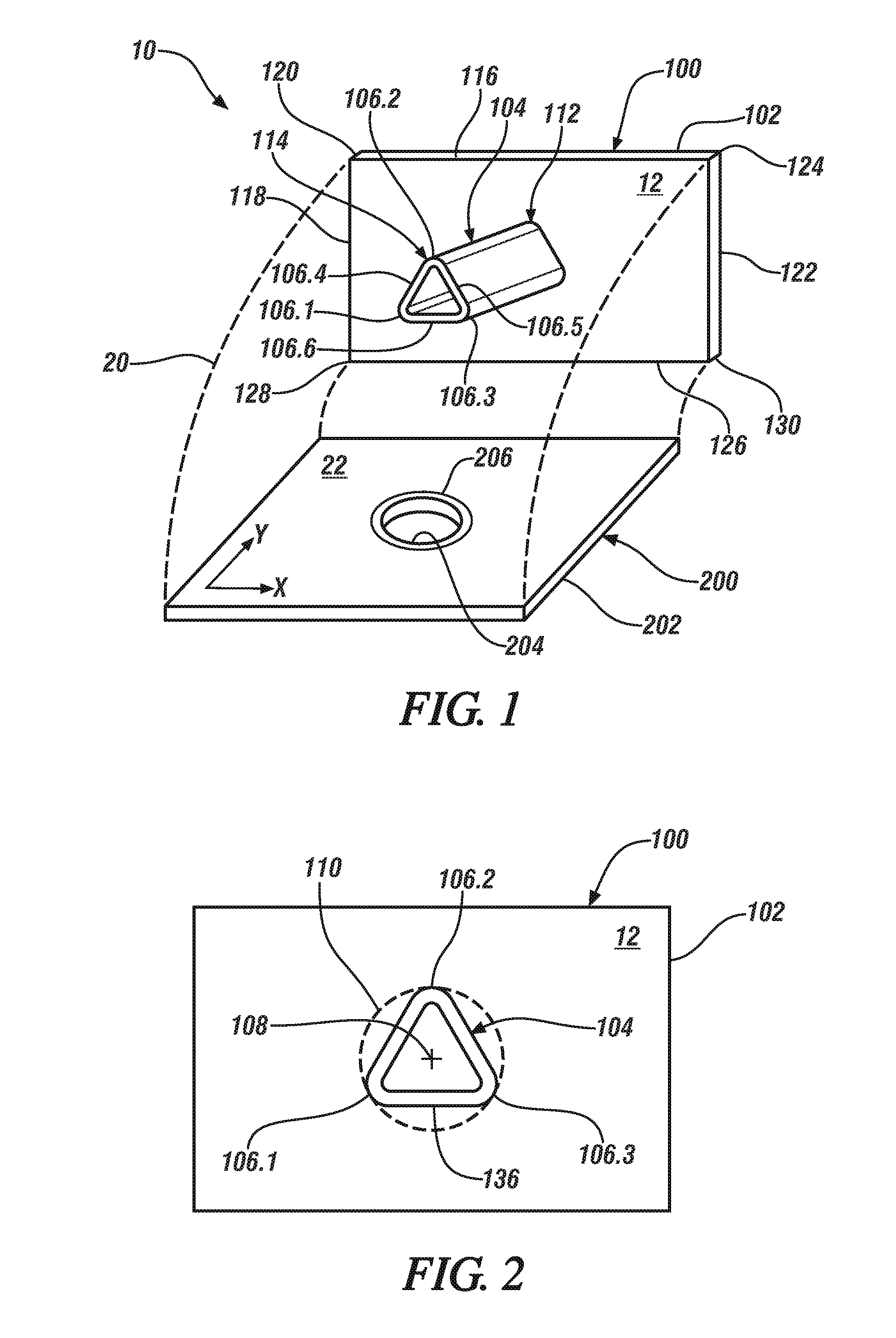 Lobular elastic tube alignment system for providing precise four-way alignment of components