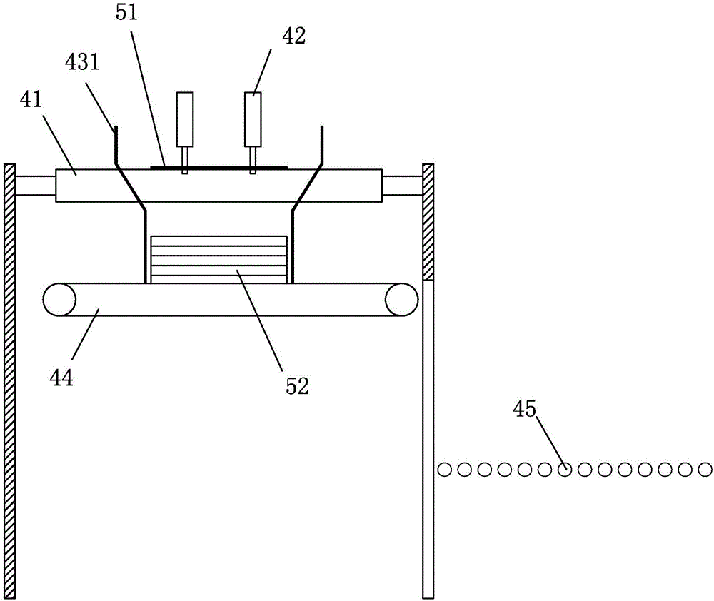 Automatic stacker for inspection machine