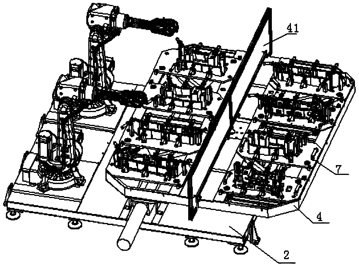 Robot carbon dioxide laser cutting device