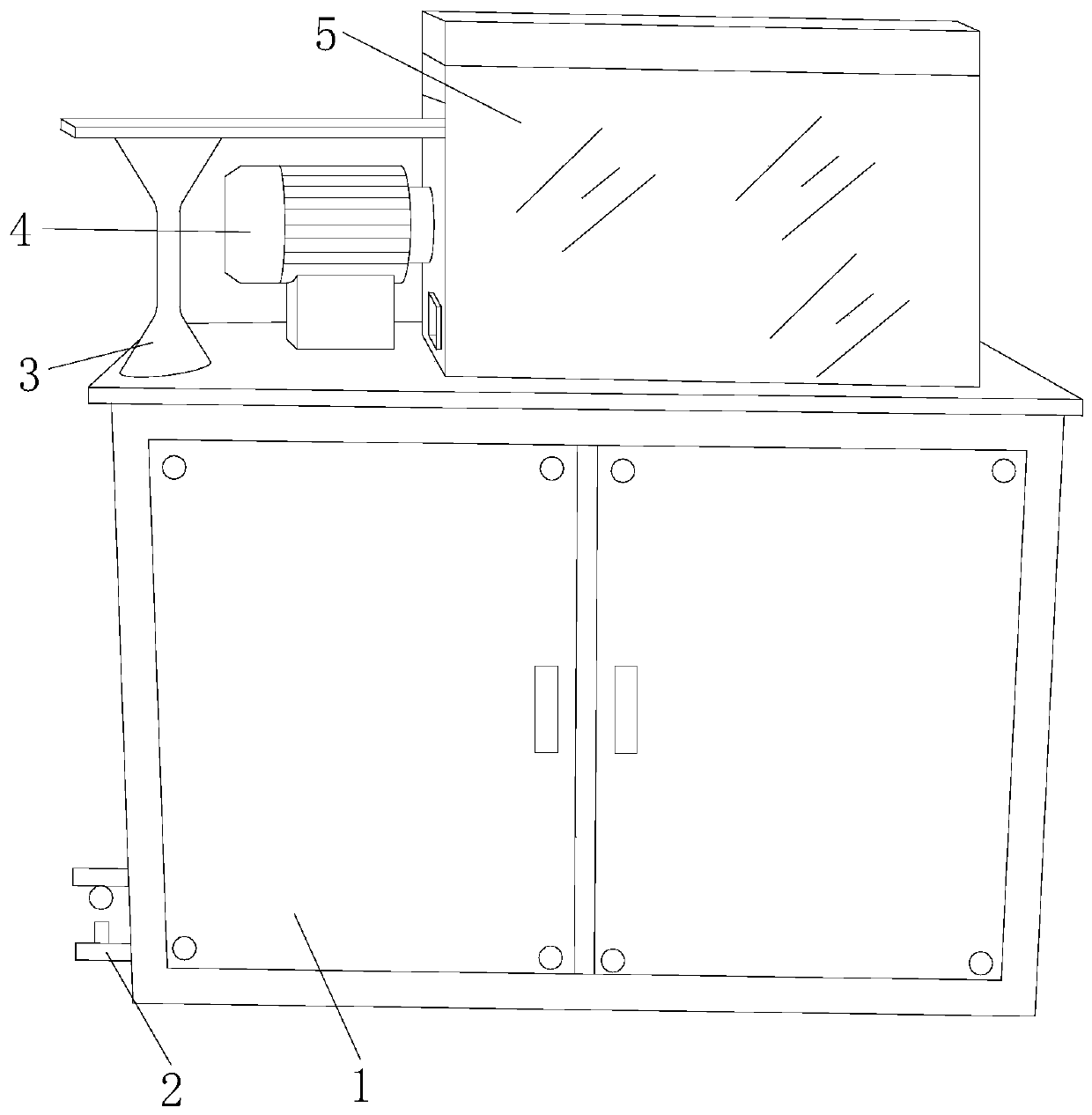 A kind of wood board grinding device