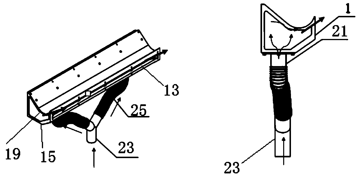 Cigarette making machine tobacco suction device forming air chamber device and loose-end cigarette and bamboo cigarette defect control method