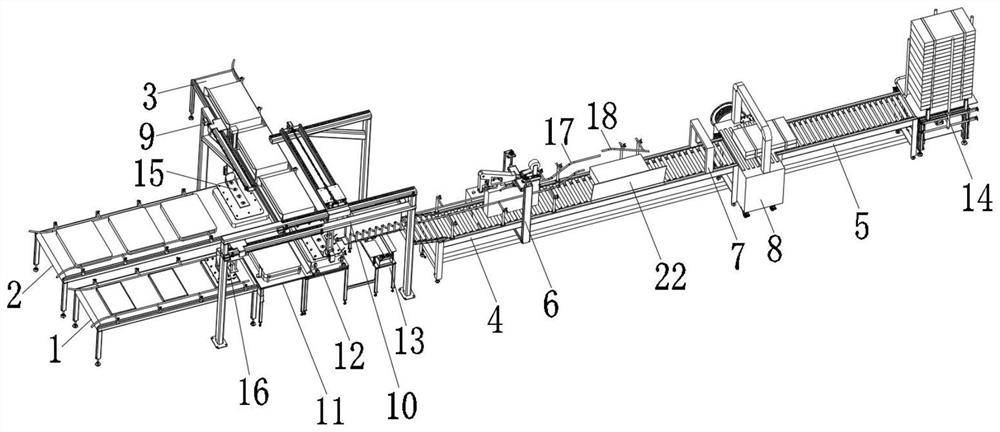 Liquid crystal display screen packaging and code spraying equipment