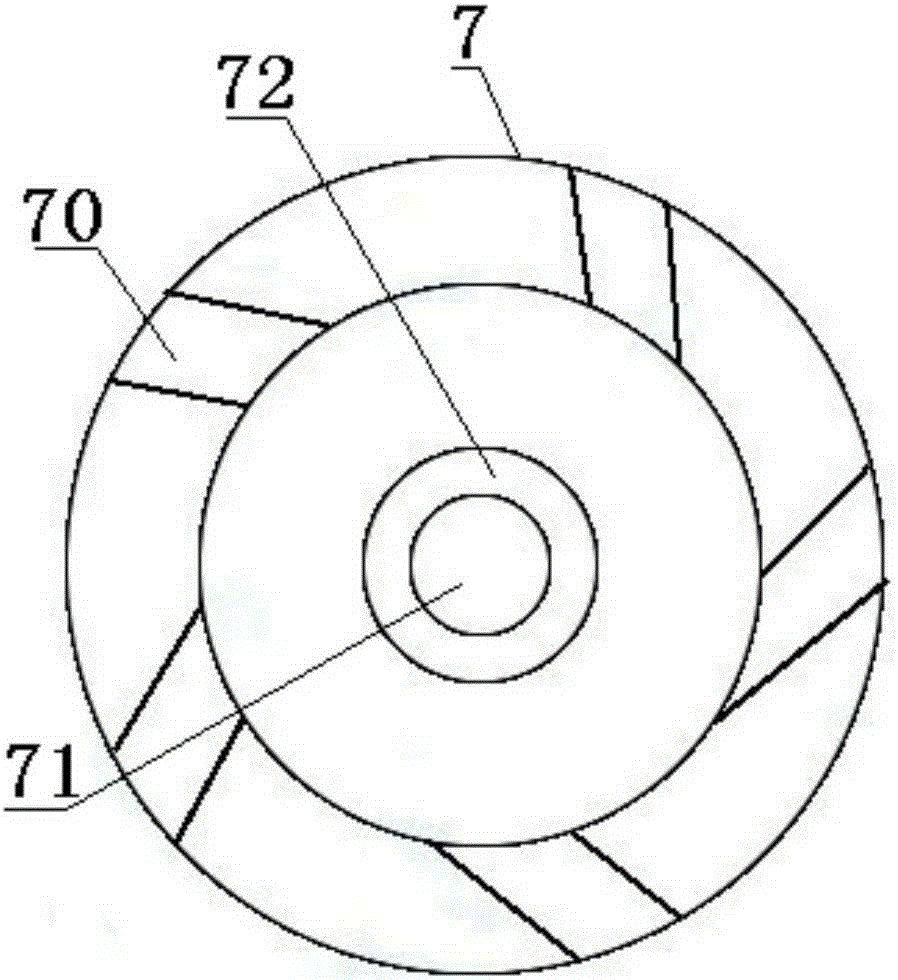 Water saving type water seal device and preparation method thereof