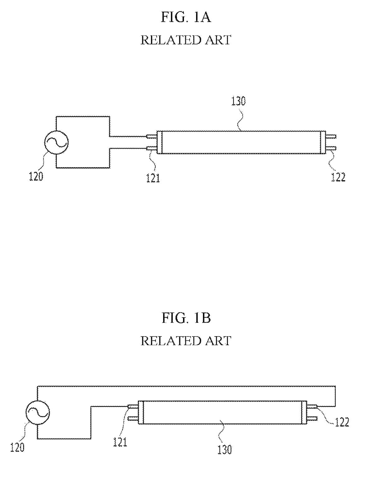 AC direct drive lamp having leakage current protection circuit