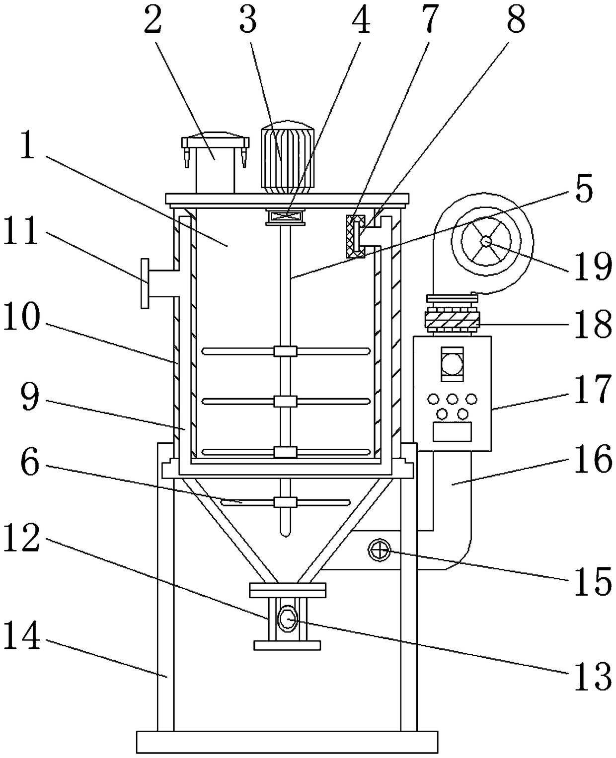 A heating machine and heating method for raw materials for graphite