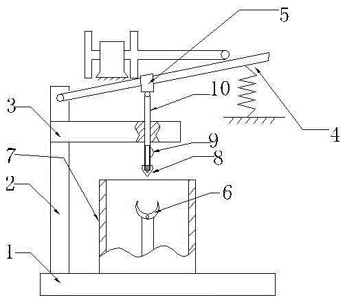 Cob breaking mechanism for stripping corn kernels