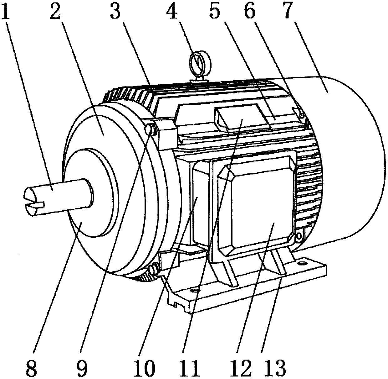 Motor assembling tool