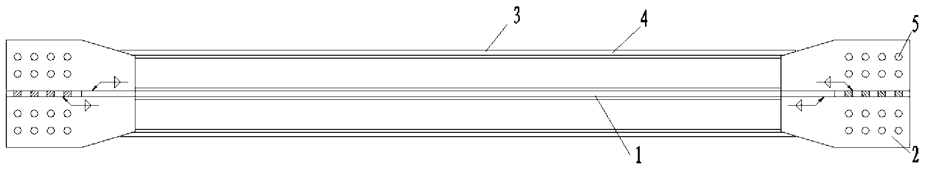 Fiberglass-reinforced plastics (FRP) section bar buckling-resisting supporting structure