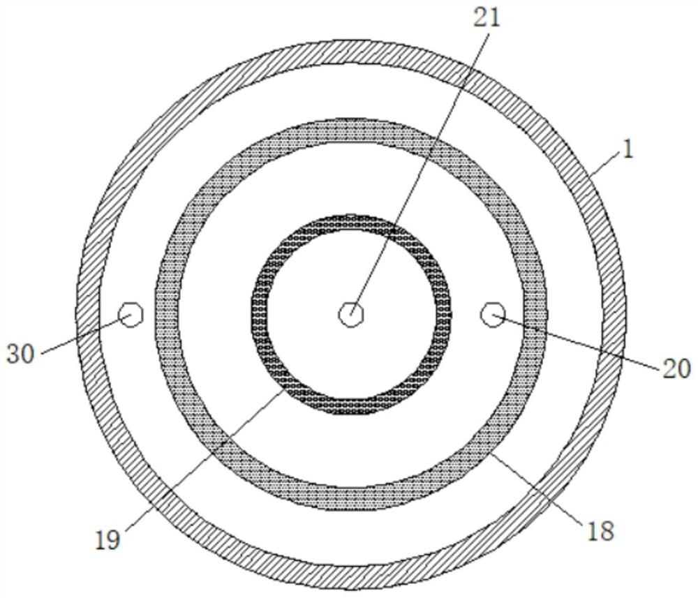 A low-viscosity liquid cosmetic liquid separation device