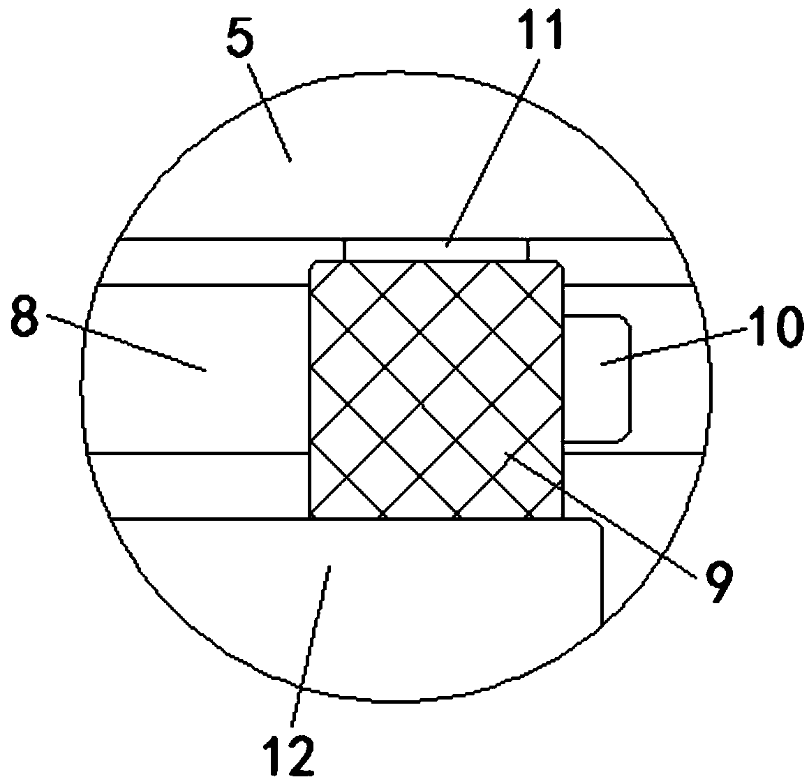 Sun shield with adjustable sun shading size and angle for automobile interior decoration