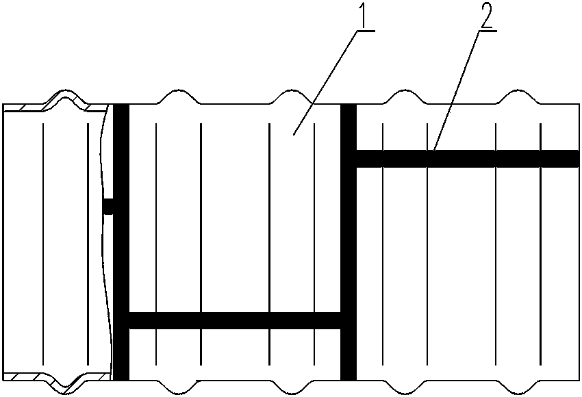 Spinning part support type corrugated pipe spinning equipment and forming method