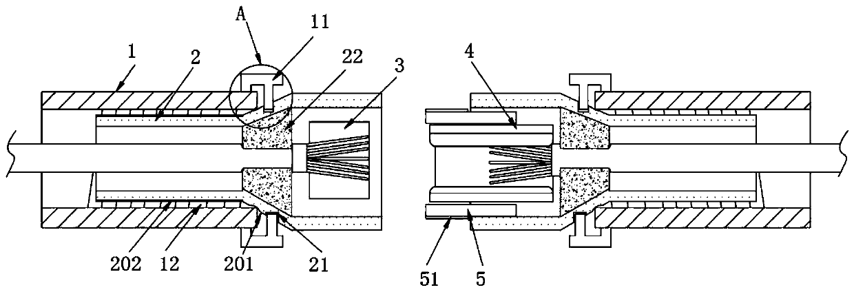 Rapid cable wiring device for electric power overhaul