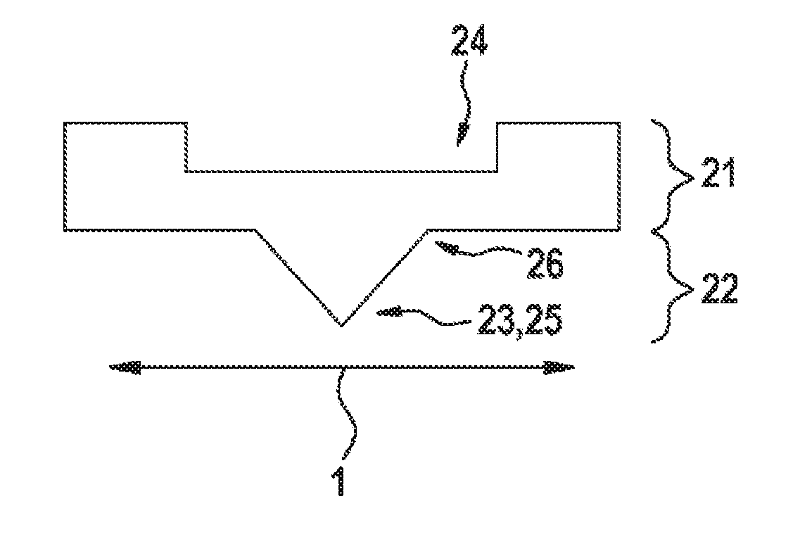 Wiper lip for a windshield wiper device