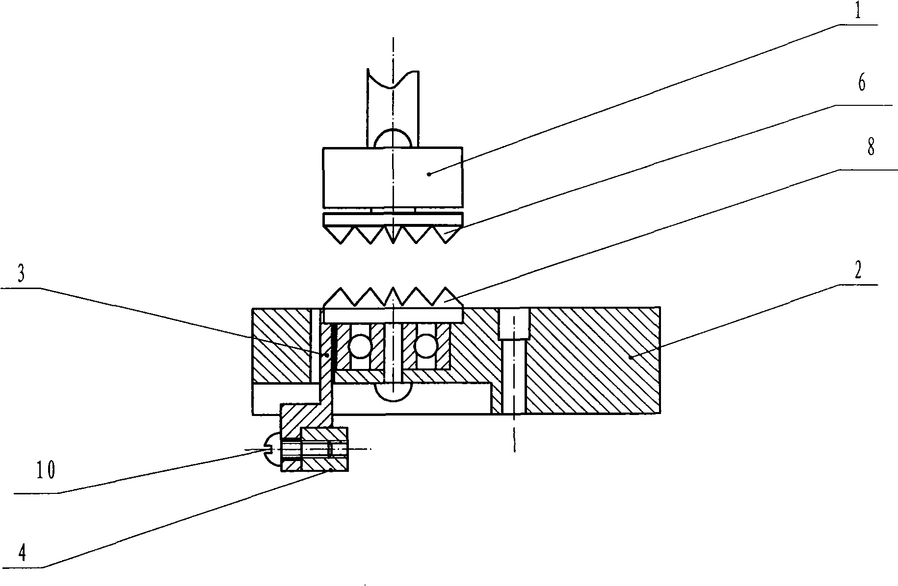 Circular rotating apparatus of flat seamer