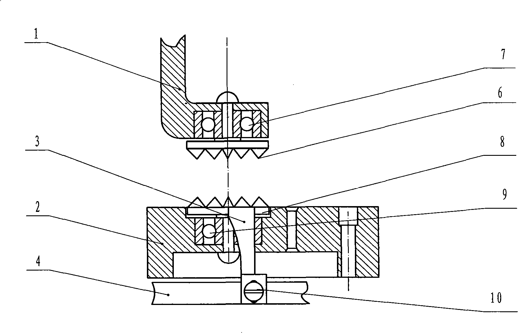 Circular rotating apparatus of flat seamer