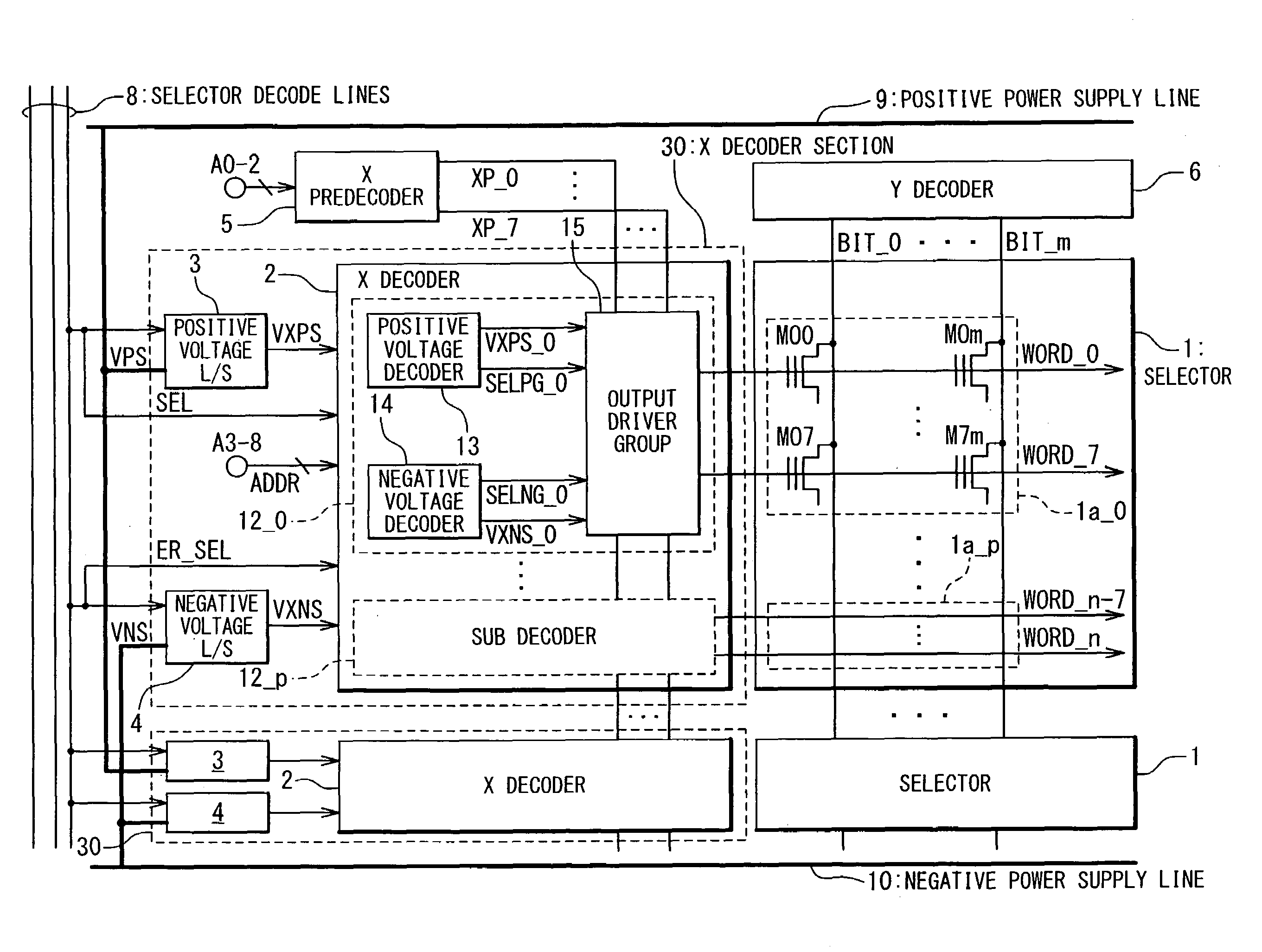 Nonvolatile semiconductor memory device and method of operating the same which stably perform erase operation