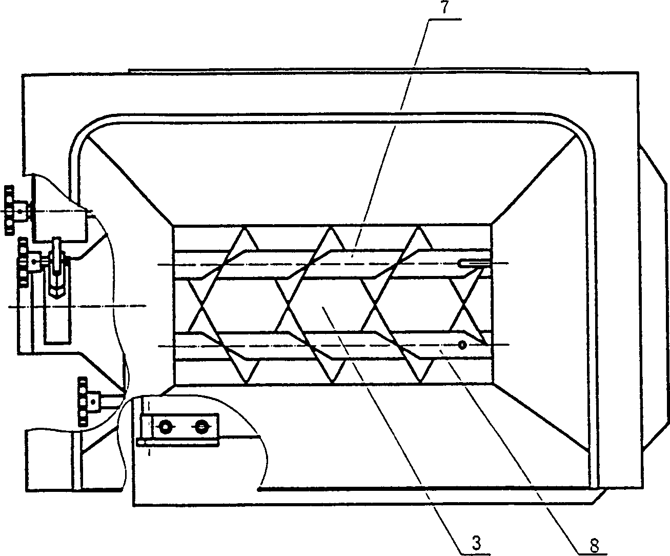 Bread cutting and forming apparatus