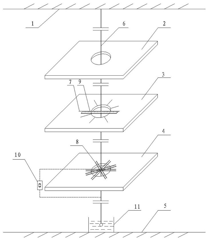 Displacement monitoring device and method for reinforcement and reconstruction engineering