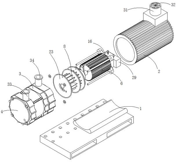 Ceramic vacuum pump