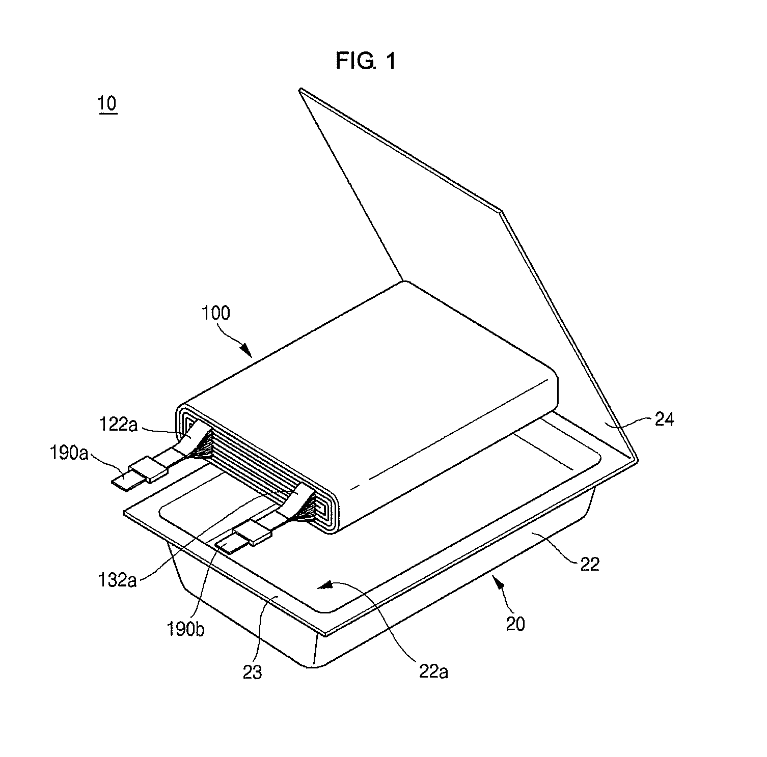 Electrode assembly with multiple separators wound about a winding center