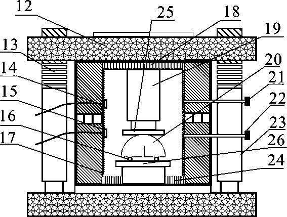 Test system and method for testing type-I fracture toughness of deep rock mass