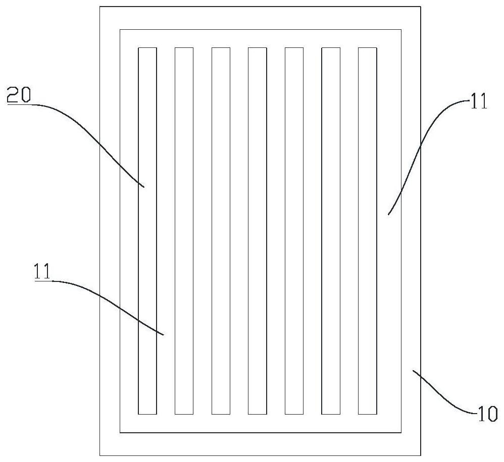 Soaking plate structure without wick and preparation method thereof