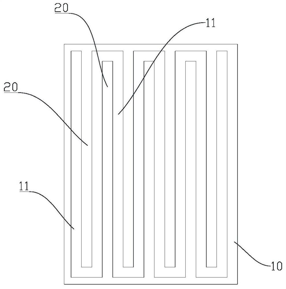 Soaking plate structure without wick and preparation method thereof