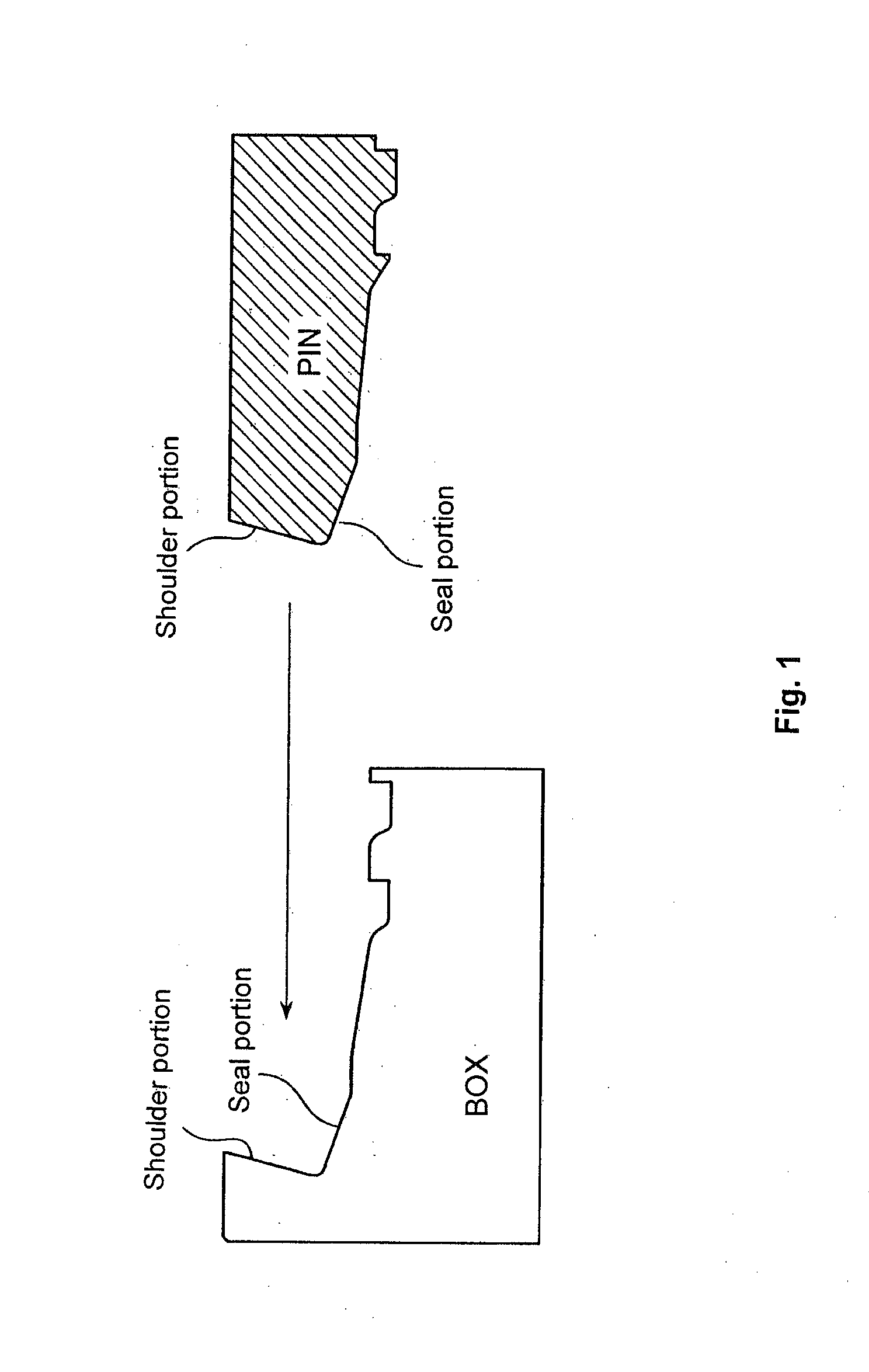 Tubular threaded joint having improved high-torque makeup properties