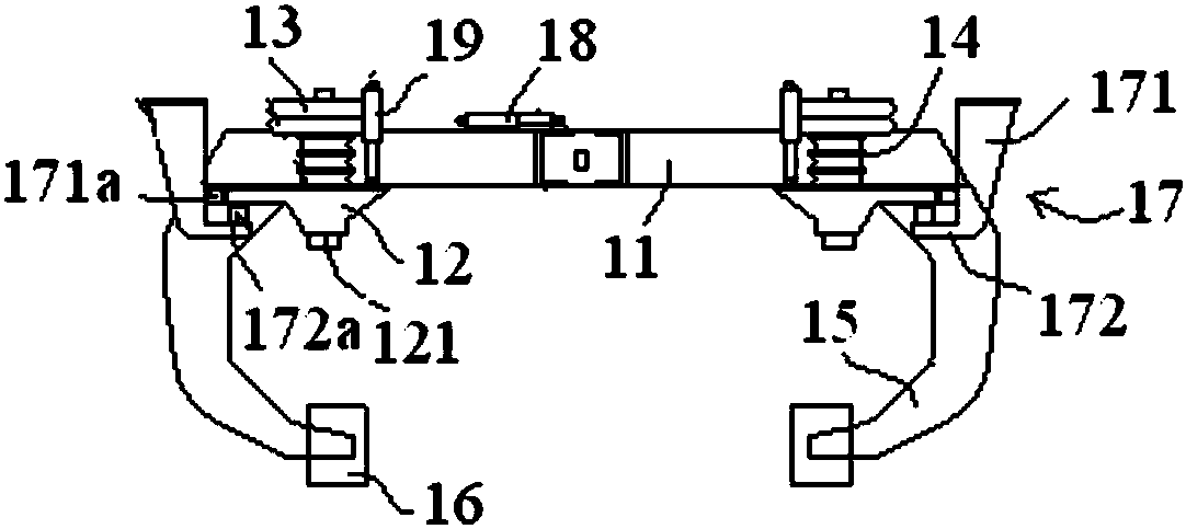 Maglev train and running gear thereof